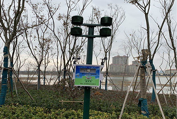江苏盐城市南海公园生态环境监测系统安装案例